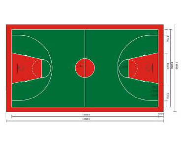 硅PU籃球場（5mm）