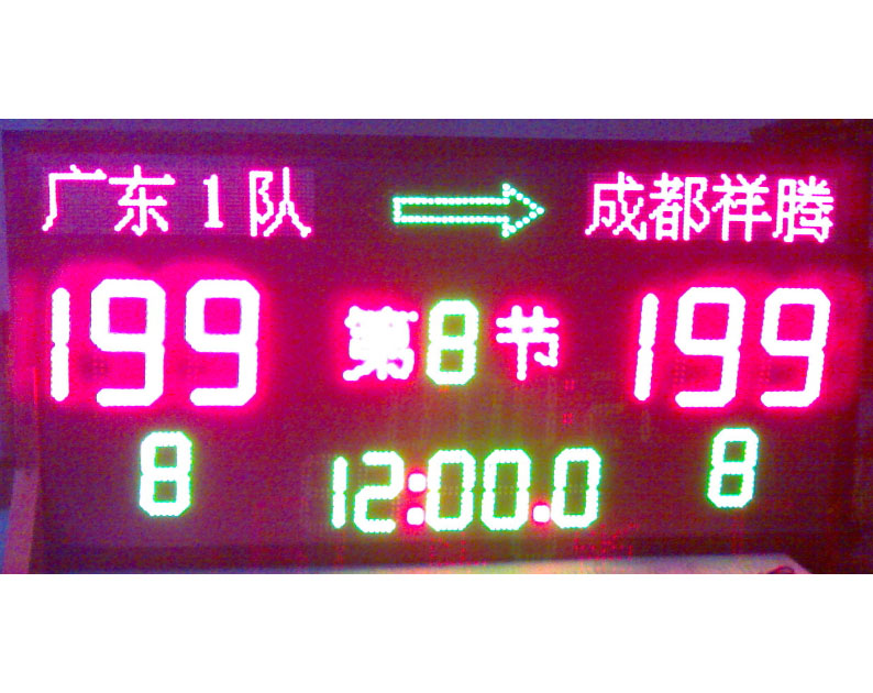 型號(hào)：XT-JFM3 中型電子記分牌